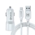 Carregador Veicular Hrebos Para Lightning Duas Entradas USB 3.4 HS-158i (CARREGV - Uti Do Celular  Online