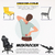 Cadeira Gamer Massageadora Ergonomica Reclinável De Couro na internet