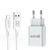 Carregador Completo Tipo C Hrebos Fonte e Cabo 2.4A Branco HS-150C (CARREGHS150C - Uti Do Celular  Online