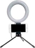 Ring Light 6 Polegadas Tripé Mesa Luz Quente Fria Neutra (RINGLIGHT6) - Uti Do Celular  Online