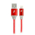 Cabo Kingo Para Lightning 1 Metro Tubo Vermelho 2.4A (CBKG1MTUBO) - comprar online