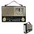 Rádio Inova Retro Bluetooth Recarregável Com Lanterna KV-11120 (SOMKV11120) - comprar online