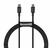 Cabo Turbo 100W USB-C P/ USB-C Superior Série 1 Metro Preto Baseus (CBBSCATYSB0 na internet