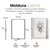 Quadro Decorativo Duo Abstrato White - RK Quadros Decorativos