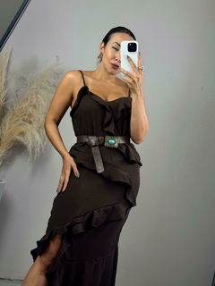 Vestido Iris Marrom - comprar online