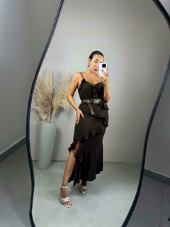 Vestido Iris Marrom - Terrasse Store