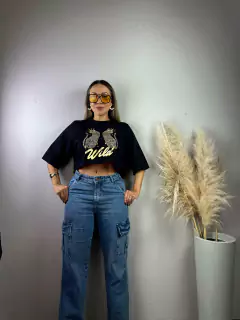 Camiseta T-Shirt Cropped Milena - loja online