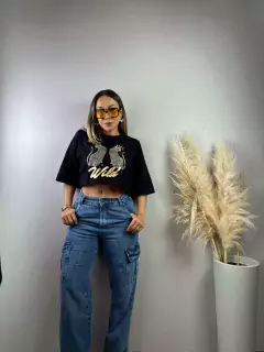 Camiseta T-Shirt Cropped Milena na internet