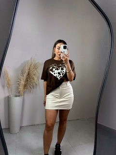 Saia Sarah Off-White - comprar online