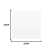 CAKE BOARD MDF QUADRADO 3MM BORDA PRETA - loja online