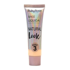 BASE LÍQUIDA NATURAL LOOK BEGE 3