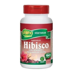 HIBISCO COM GENGIBRE E PICOLINATO DE CROMO 90COMPRIMIDOS*