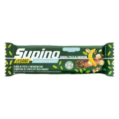 BARRA DE FRUTA E AMENDOIM COM COBERTURA DE CHOCOLATE MEIO AMARGO 24G