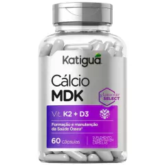 CÁLCIO MDK COM VITAMINA K2 + D3 60CÁPSULAS