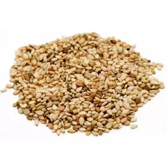 GERGELIM BRANCO C/CASCA TORRADO 100G***