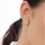 Brinco Gota de Ouro Semijoia Ouro 18K
