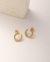 Brinco Prego Pequeno Cravejado Em Zircônia Ouro 18K