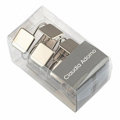 GANCHO CORTINA BAÑO QUADRADO NIQUEL (GQUADRANI) - comprar online