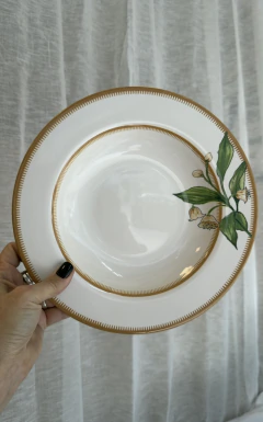 PLATO HONDO LIRIO DEL VALLE (ORT110) - tienda online