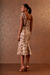 VESTIDO MIDI NO DECOTE ESTAMPA SERPENTE ESTAMPA SERPENTE - Coeur Store