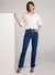 CALÇA LE LIS PAULA RETA JEANS FEMININA