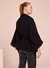 PONCHO LE LIS FILO BLACK TRICOT FEMININO - Coeur Store