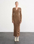 VESTIDO YANI TRICOT CAMEL