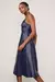 Vestido De Couro Midi Alca Recortes - comprar online