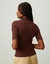 Imagem do T-shirt canelada tricot