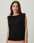 Blusa malha bicolor Shoulder - a.DONA.do.SANTo store®