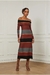 Vestido Midi Ombro a Ombro