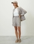 Short linho mini pied poule - comprar online