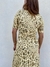 Vestido Animale Midi Manga Com Est Fig - loja online