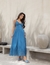 Vestido Corset Renda Catarina Azul - comprar online