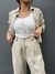 Camisa de Linho Rabisco Natural - comprar online