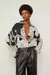 Camisa De Georgette Pesado Ampla Estampada - comprar online