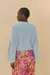 Cardigan Curto Pelinho azul claro - a.DONA.do.SANTo store®
