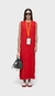 Vestido sleeveless wrinkled color vermelho