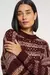 Pull Detalhe Listras Com Lurex Tricot Roxo - Animale - comprar online