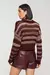 Pull Detalhe Listras Com Lurex Tricot Roxo - Animale na internet