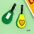 Luggage tag Avocado Love