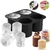 Molde de silicona para 4 vasos shot
