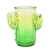 Vaso de vidrio 120ml Cactus verde