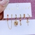 Set de 6 aretes Gryffindor