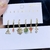 Set de 6 aretes Harry Potter Hogwarts