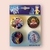 Set de 4 mini pins Inside Out