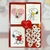 Set de San Valentín 24 mini tarjetas + 24 borradores Snoopy