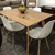 Conjunto Jantar Mesa 1,20m UNI com 4 Cadeiras CLOE