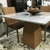 Mesa de Jantar Quadrada 1,00m x 1,00cm Tampo off white - AKILA