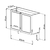 Buffet 2 Portas em Tela 93cm - ART 27928 - loja online